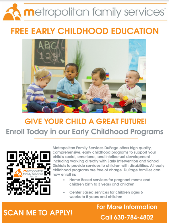 Head Start flier with same info posted on site 